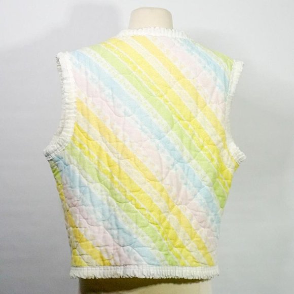 Vintage/ Reworked Quilt Vest - Picture 2 of 6